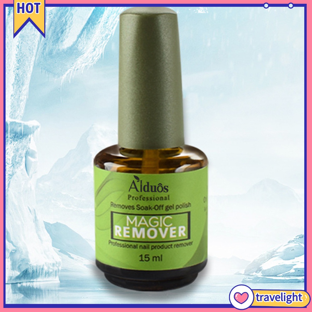 (Travelight) Nước tẩy sơn móng gel UV acrylic 8/15ml Aiduos