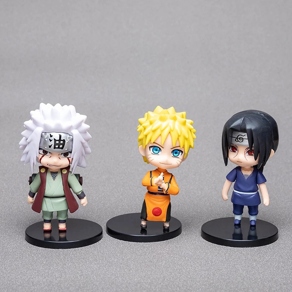 Set 6 Mô Hình Nhân Vật Phim Naruto Cao 10cm