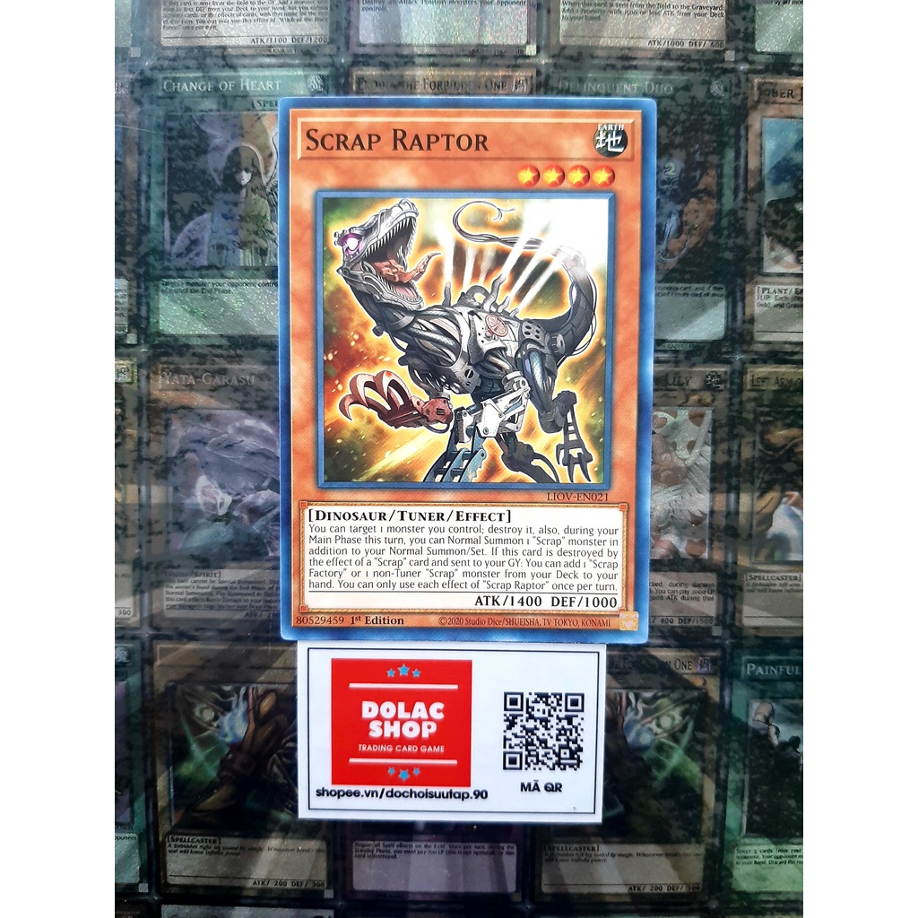 Thẻ Bài Yugioh Monster Scrap Raptor - Common