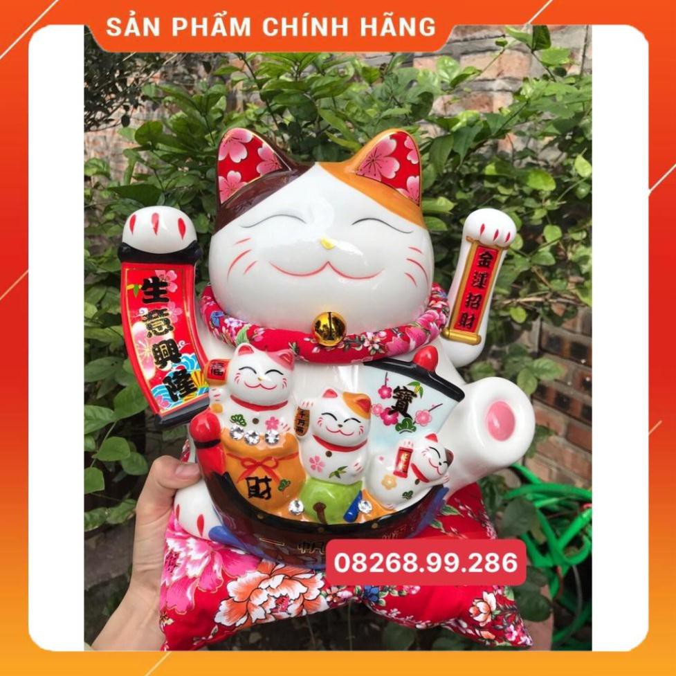 [SP BÁN CHẠY] -  Mèo thần tài Thiên kim vạn lượng may mắn 20cm- 26cm -30cm (có3 size)