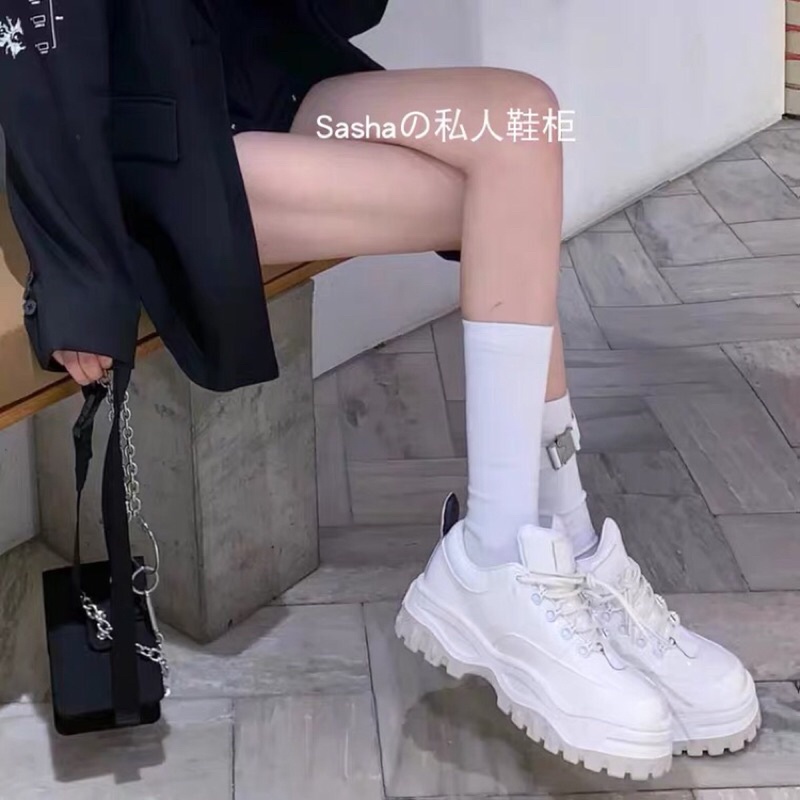 Giày ulzzang đế cao 5cm tag tím
