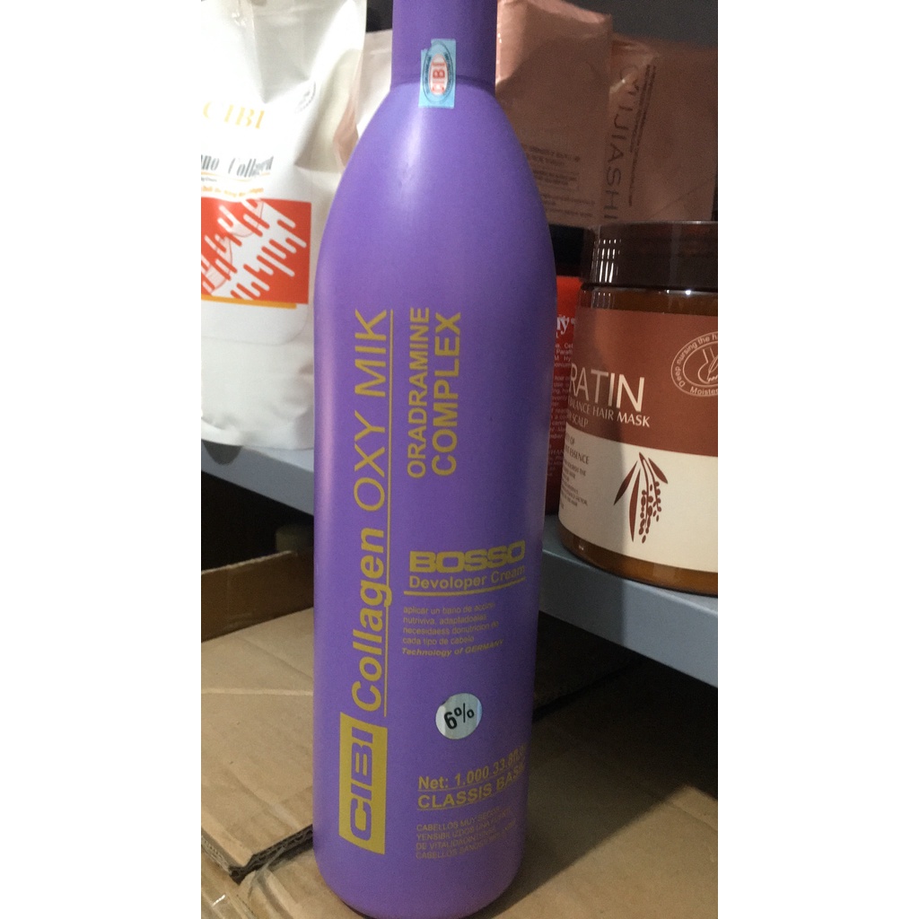 Oxy trợ nhuộm tóc collagen Cibi 1000ml