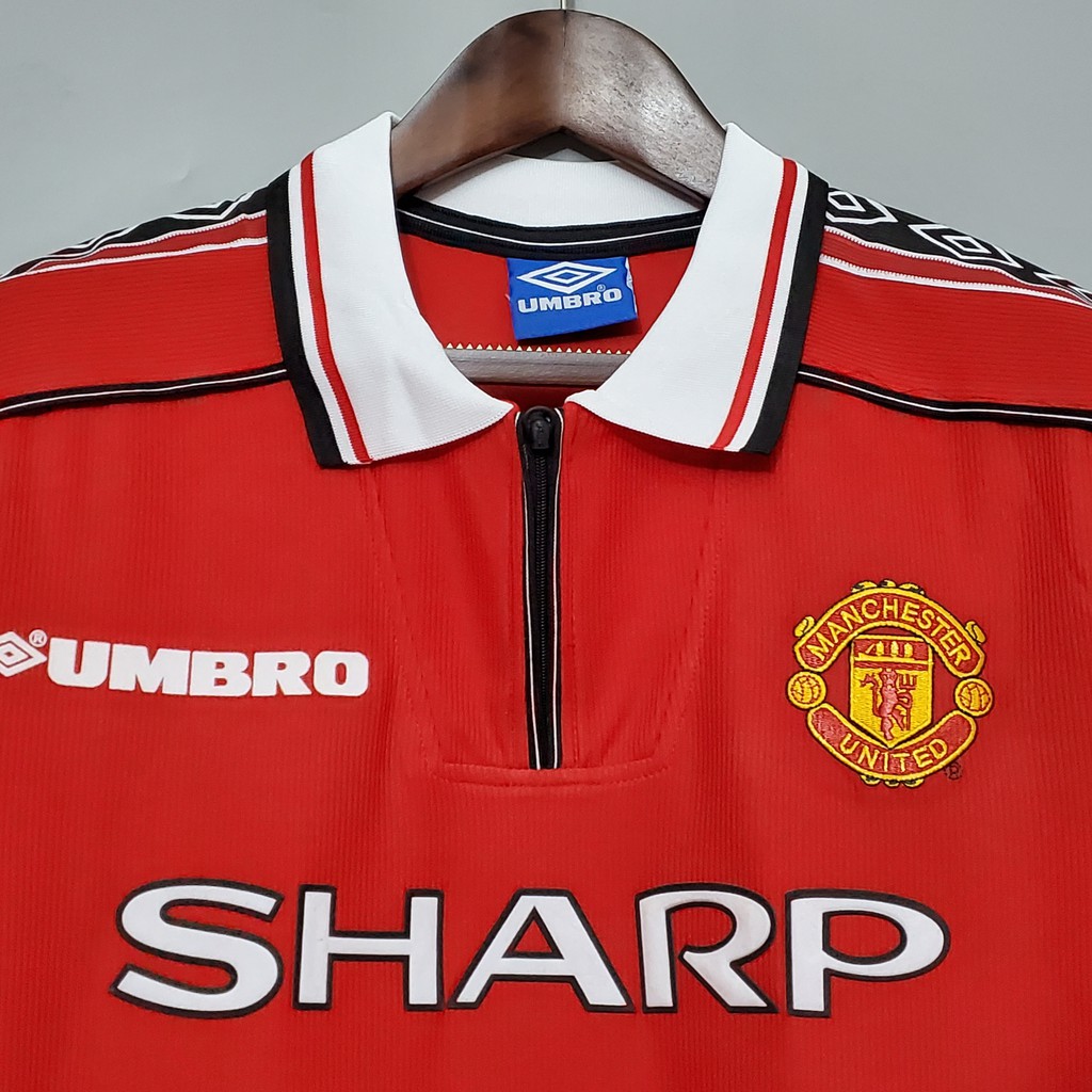 Áo Thun Bóng Đá manchester united 1998/1999 Phong Cách retro