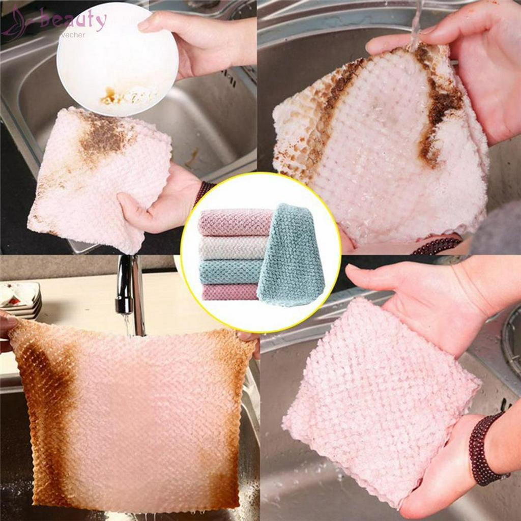 MICROFIBER 1 Khăn Lau Chén Dĩa Mềm Mại