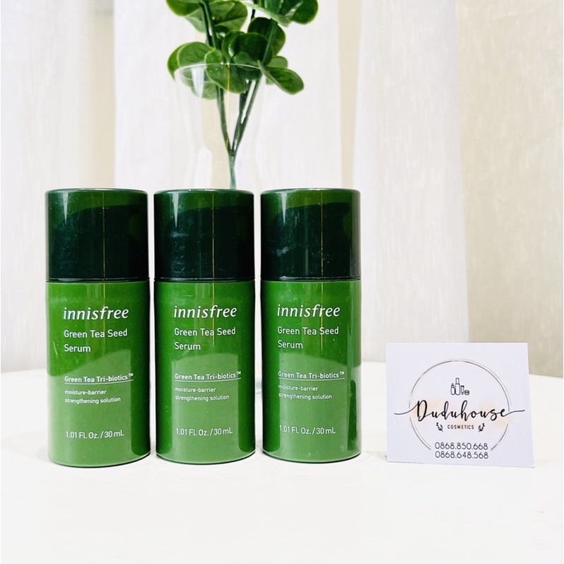 Tinh Chất Trà Xanh INNISFREE Green Tea Seed Serum 30ml Minisize DATE 6/2024