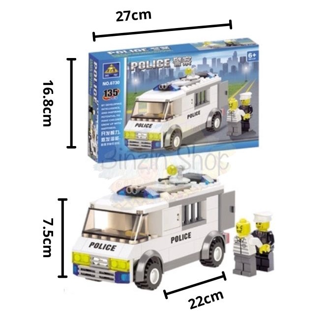 Lego xe cảnh sát 135 chi tiết