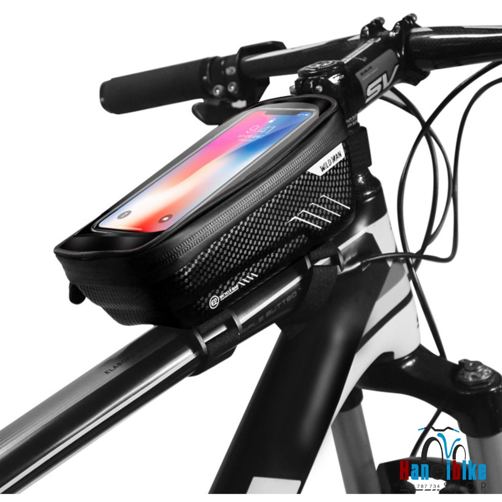 Túi khung xe đạp iphone Wildman hộp cứng
