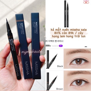 KẺ MẮT NƯỚC Missha Matt Effect Pen Liner