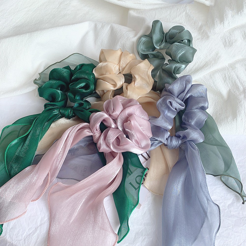 Dây buộc tóc thắt nơ xinh xắn dành cho nữ