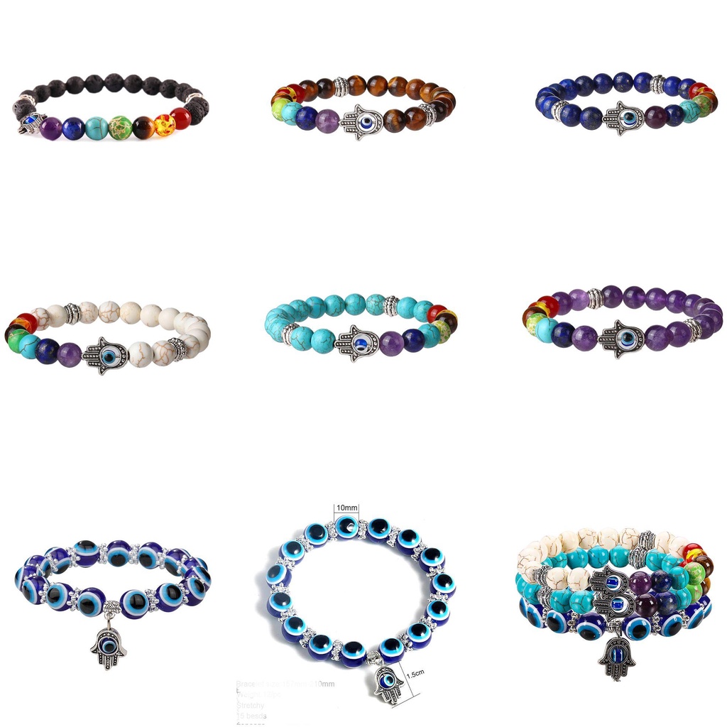 Set 1 / 3 Vòng Tay Mắt Quỷ Thời Trang|Túi Đeo Chéo Thời Trang Hàn Cho Nữ