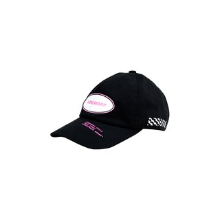 Mũ lưỡi trai 5THEWAY trong bộ sưu tập Oval Unstructure Washed Dad Cap màu đen