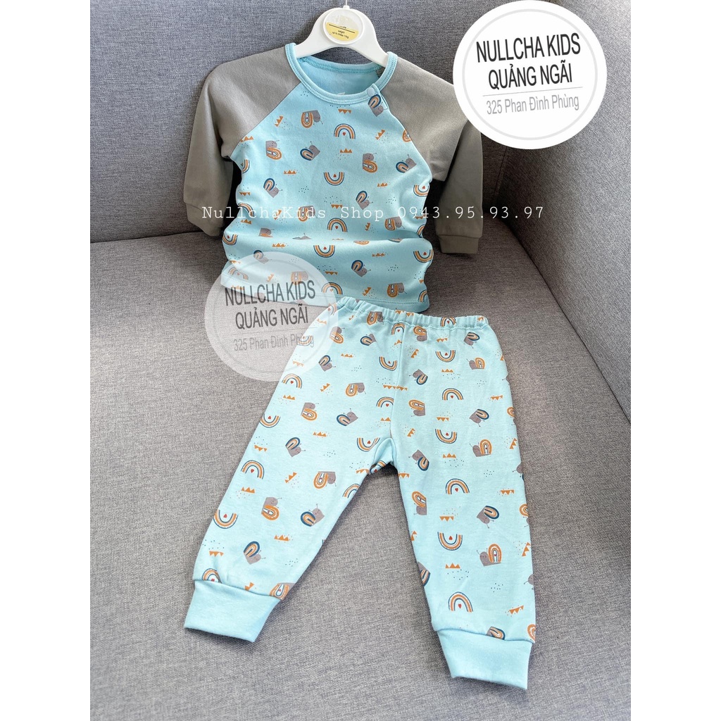 Bộ dài tay thu đông bé trai Lullaby vải dày