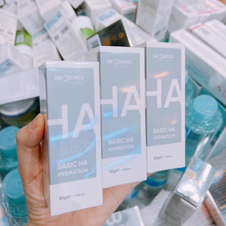 Serum Cấp Ẩm Dành Cho Da Dầu Mụn Không Gây Nhờn Bí Da Drceutics Basic HA Hydration