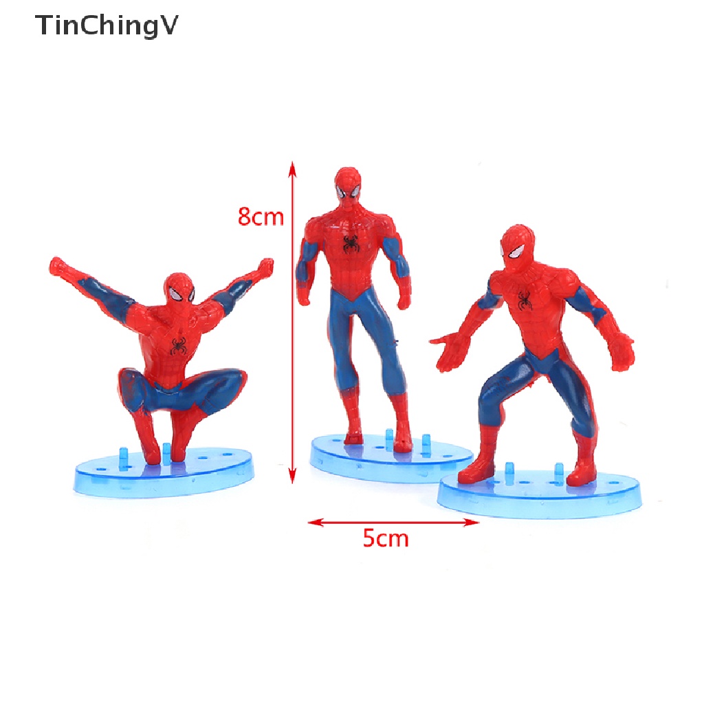 Set 7 Mô Hình Người Nhện Đồ Chơi Cho Bé