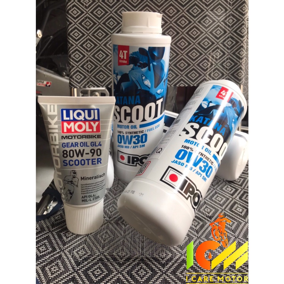 Nhớt tay ga tổng hợp scooter 4T IPONE KATANA SCOOT 0W30