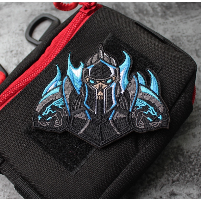 Patch hiệp sỹ bóng đêm_chiến binh_dán quần áo ba lô_túi xách