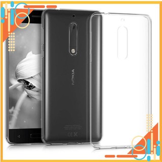 Ốp lưng silicon dẻo trong suốt cho Nokia 5 mỏng 0.6mm chính hãng Ultra Thin