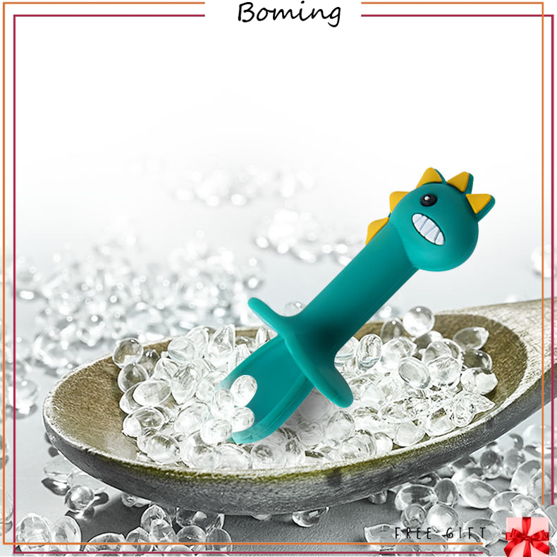 1 bộ Thìa Nĩa Silicone Cho Bé Bộ Thìa Hoạt Hình Thìa Mềm Thức Ăn Bổ Sung Bộ Đồ Ăn Đào Tạo