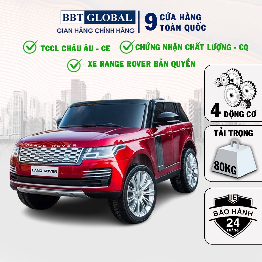 Ô tô điện trẻ em BBT Global dáng xe R a n g e R o v e r Cao cấp