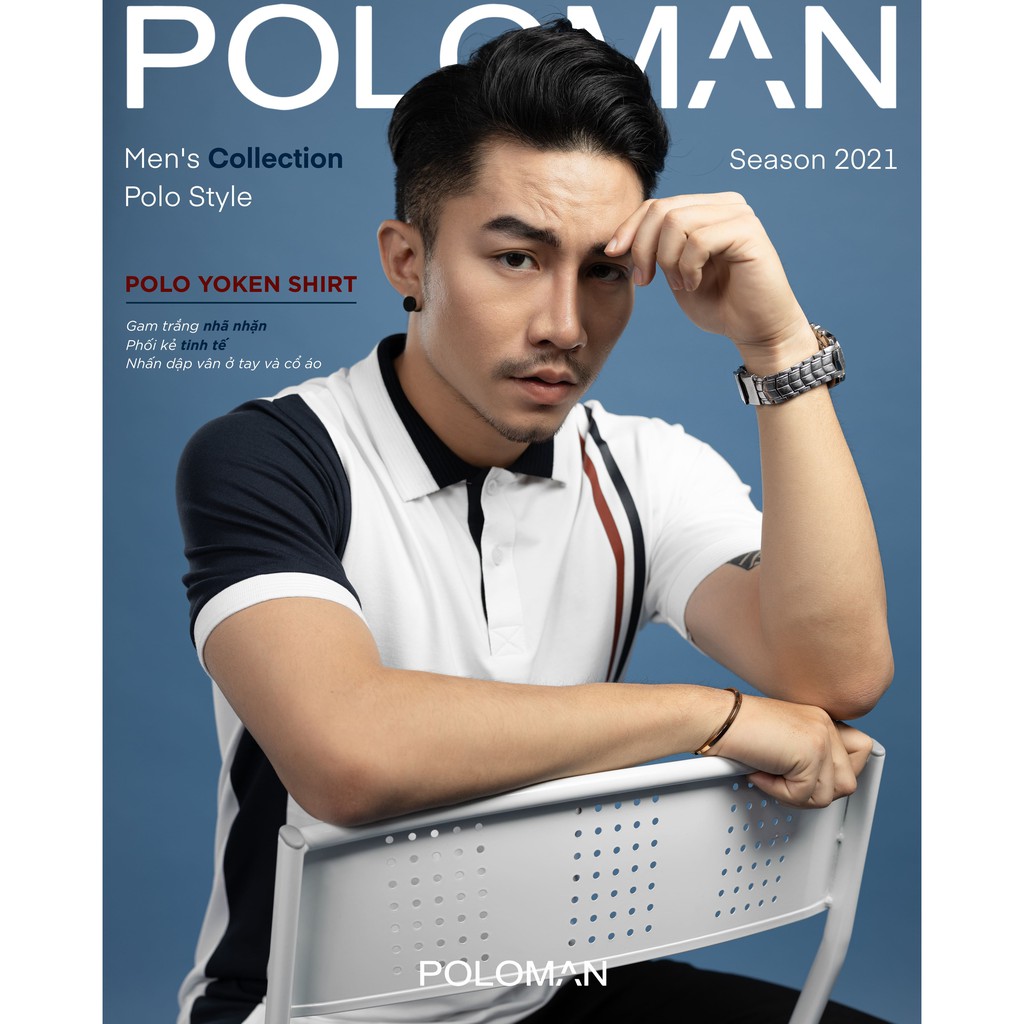 Áo POLO nam cổ bẻ GARY phối sọc caro vải cá sấu Cotton xuất xịn,chuẩn form, sang trọng - thanh lịch - HappyHow | BigBuy360 - bigbuy360.vn