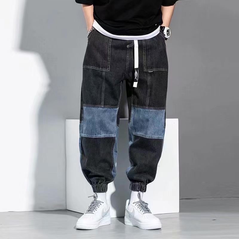 Quần jeans jogger dáng dài phong cách hip hop cá tính thời trang cho nam | BigBuy360 - bigbuy360.vn