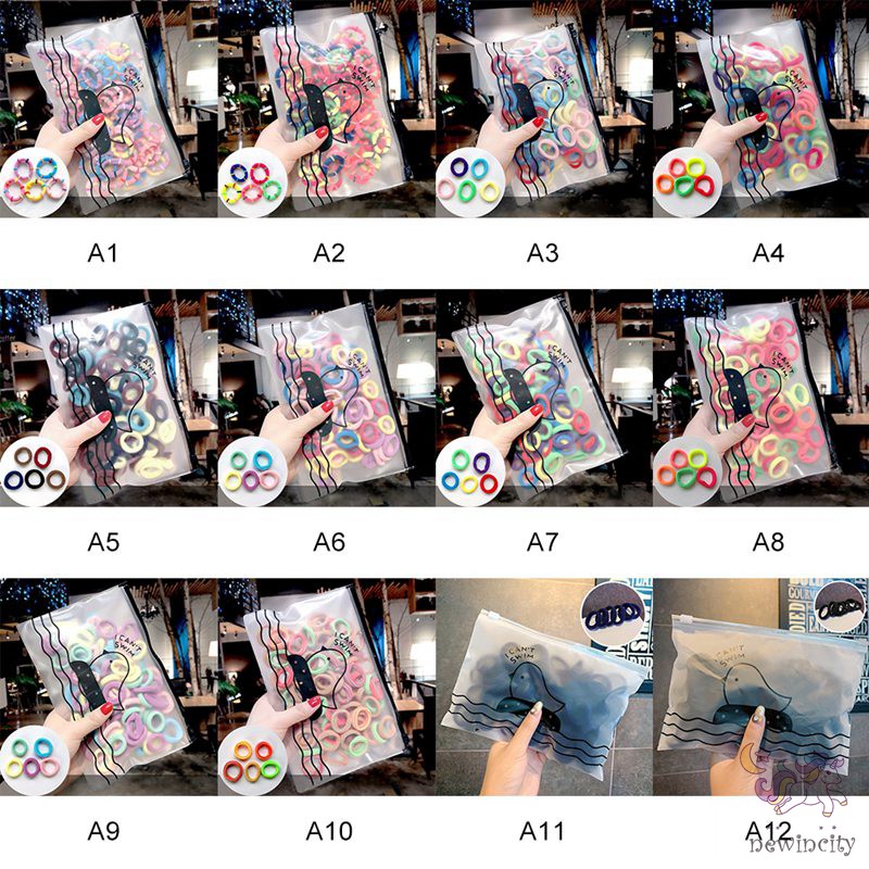 Dây thun cột tóc nhiều màu cho bé gái