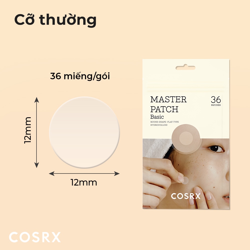 Miếng dán mụn COSRX Master Patch Basic 36 miếng