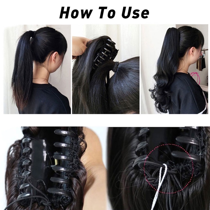 Tóc Giả Nữ Ngắn Xoăn Lọn To 10"