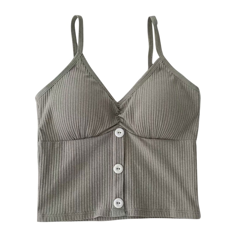 Áo Ngực Hai Dây Vải Cotton Thời Trang Mùa Hè Quyến Rũ Cho Nữ