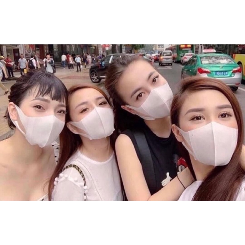 Khẩu Trang 3D Mask Người Lớn Dây Đeo Vải Chống Đau Tai , Mẫu Mới