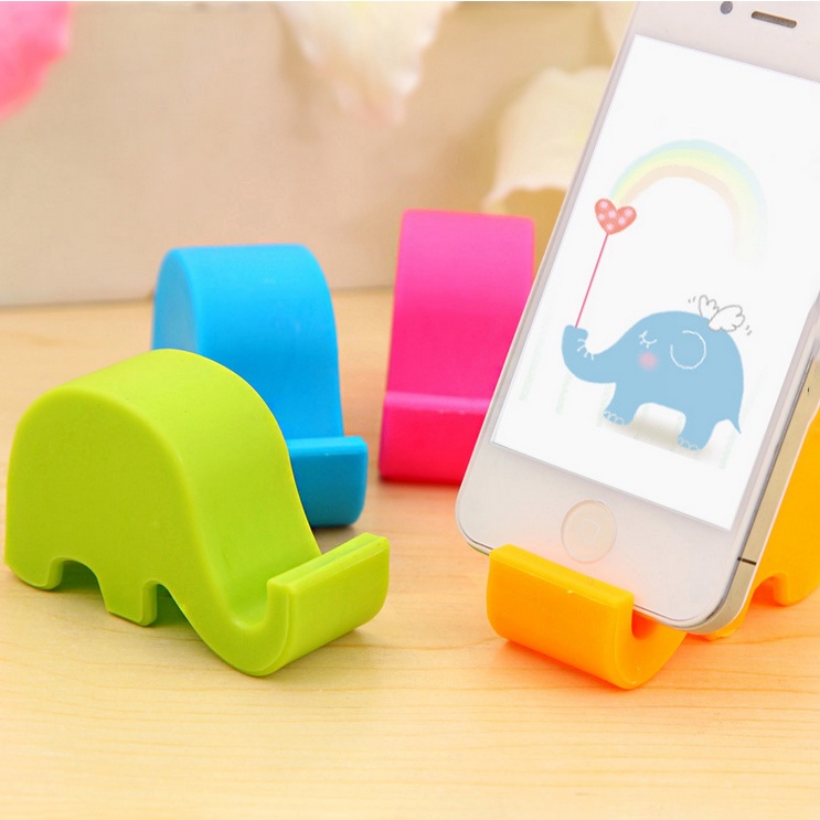 Giá Đỡ Điện Thoại Di Động Để Bàn Hình Chú Voi Dễ Thương Cho iPhone Android