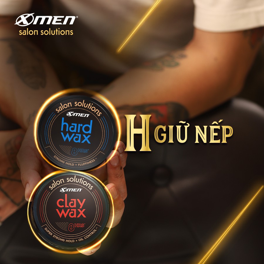 Sáp Vuốt Tóc Xmen Salon Solution Clay Wax/ Matte Pomade/ Hard Wax