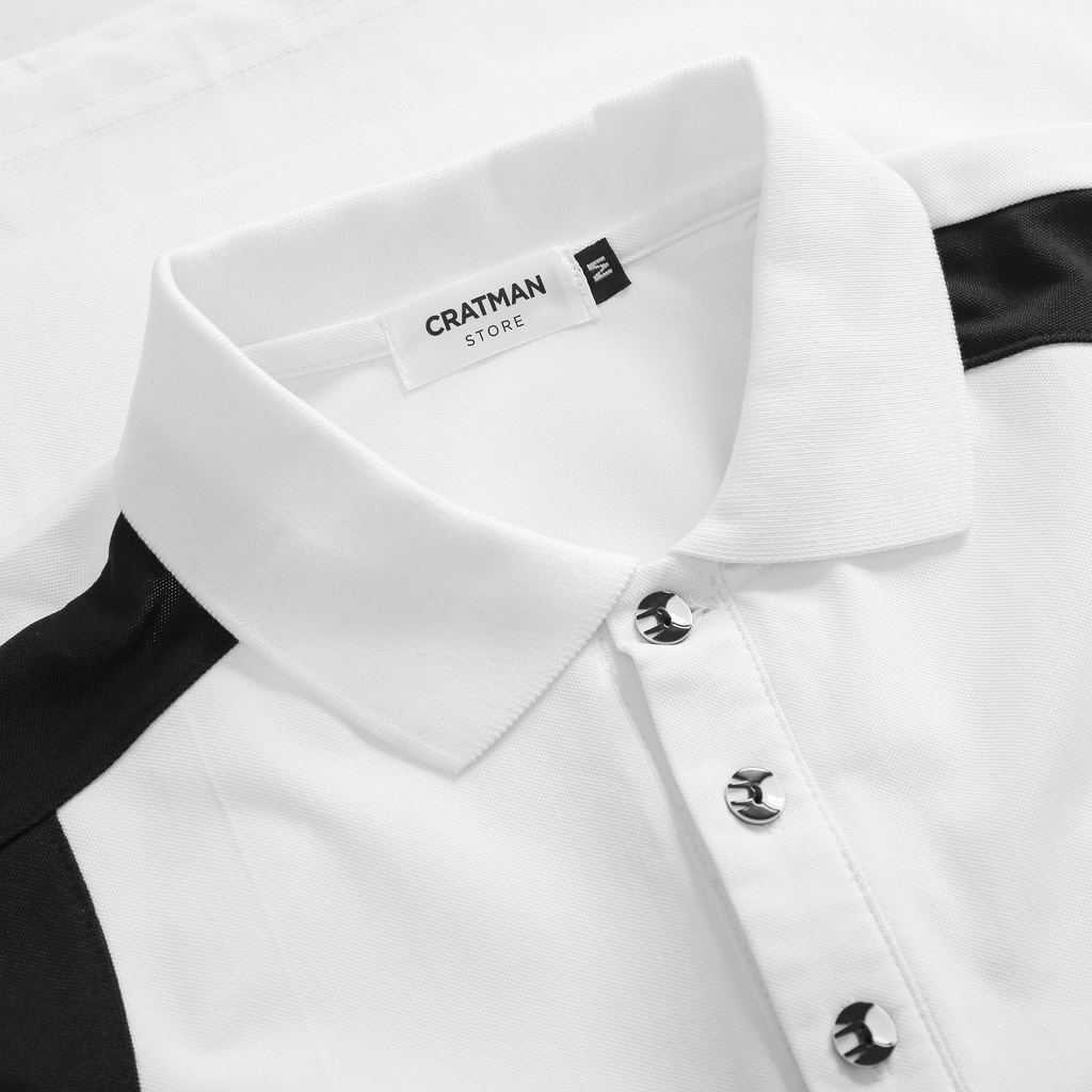 Áo polo nam CRATMAN vải cá sấu cao cấp co giãn thoáng mát không nhăn chuẩn form sang trọng thanh lịch T09 | BigBuy360 - bigbuy360.vn