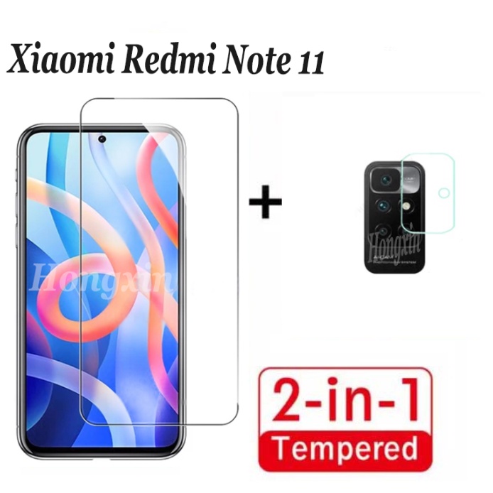 Kính Cường Lực Bảo Vệ Camera 2 Trong 1 Cho Xiaomi Redmi Note 10T 10 Prime 10S 5G 4G 9s 9 Pro