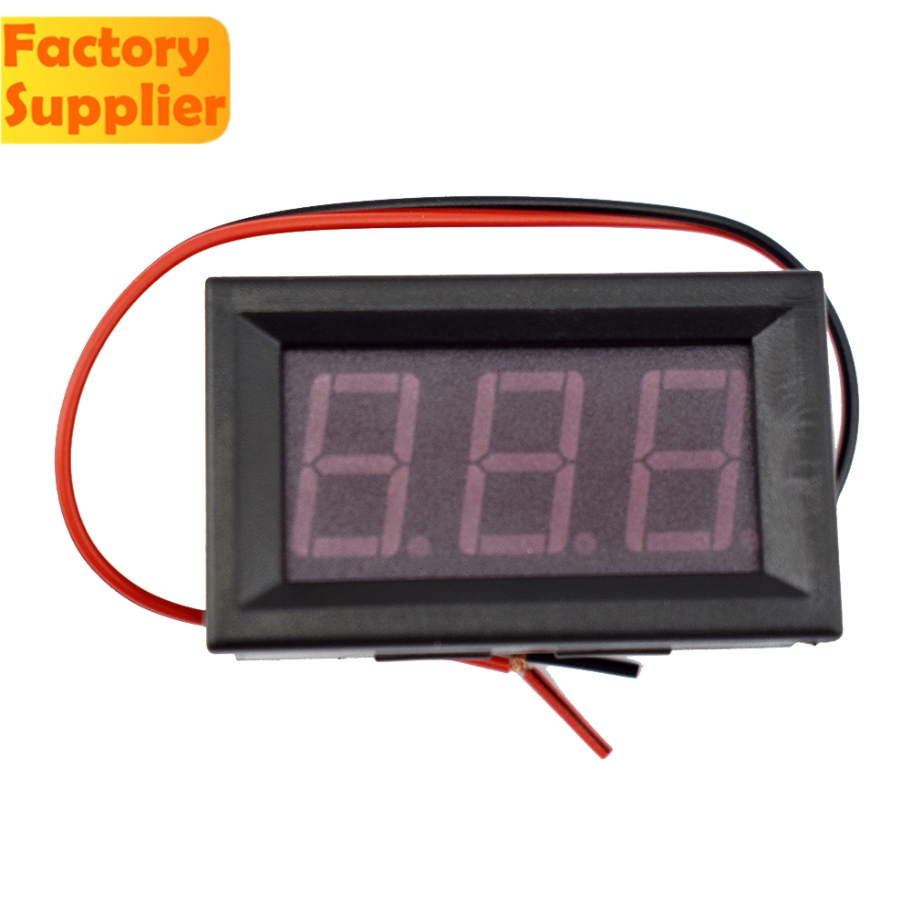 Volt kế kỹ thuật số pcbfun AC 70-500V 2 dây màn hình 0.56 inch 3 bit có LED cao cấp
