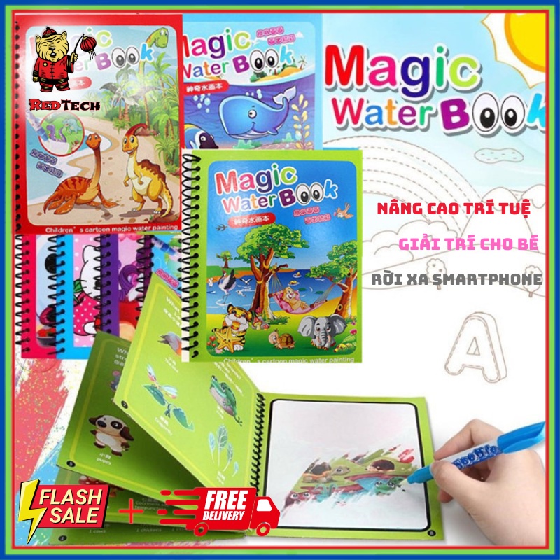 Đồ chơi tranh tô màu nước ma thuật thần kỳ RedTech.