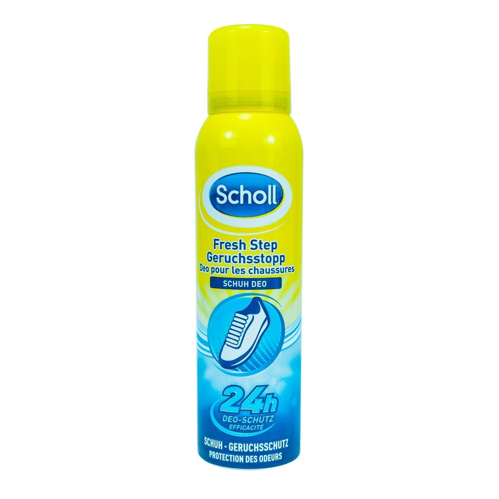 Xịt Khử Mùi Hôi Chân Và Giày Scholl Fresh Step 150ml - Hàng Đức