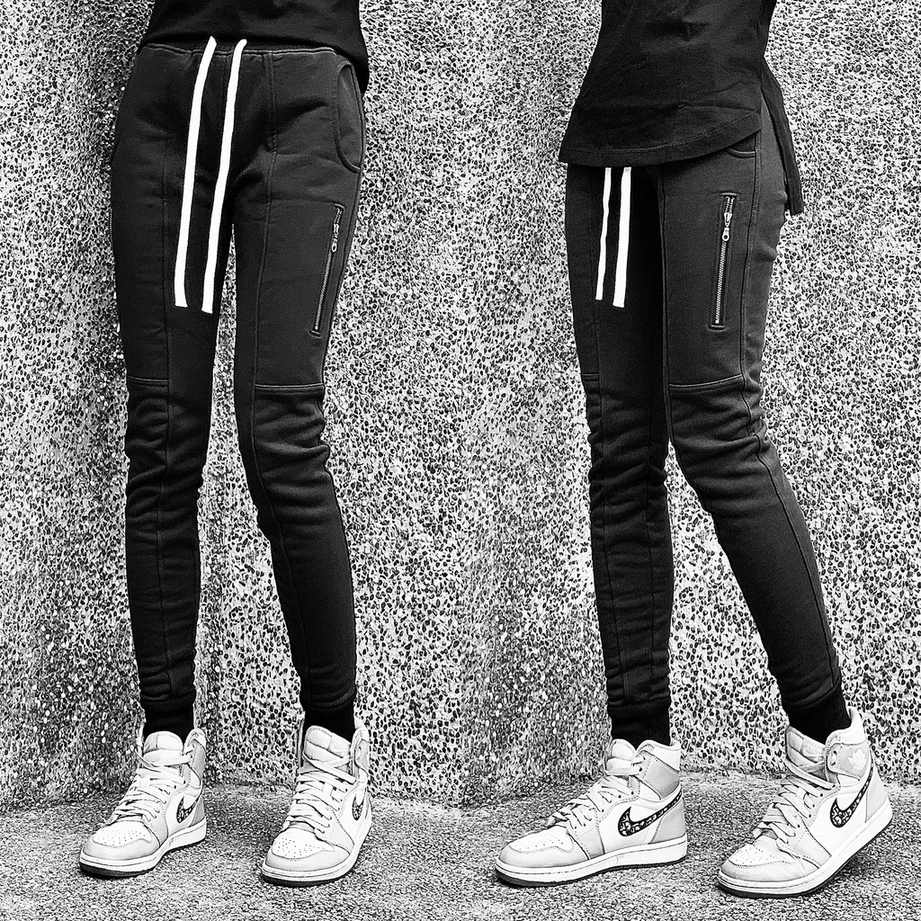 Quần Jogger Nỉ Basic Đen giành cho Nữ Lexuza 0108