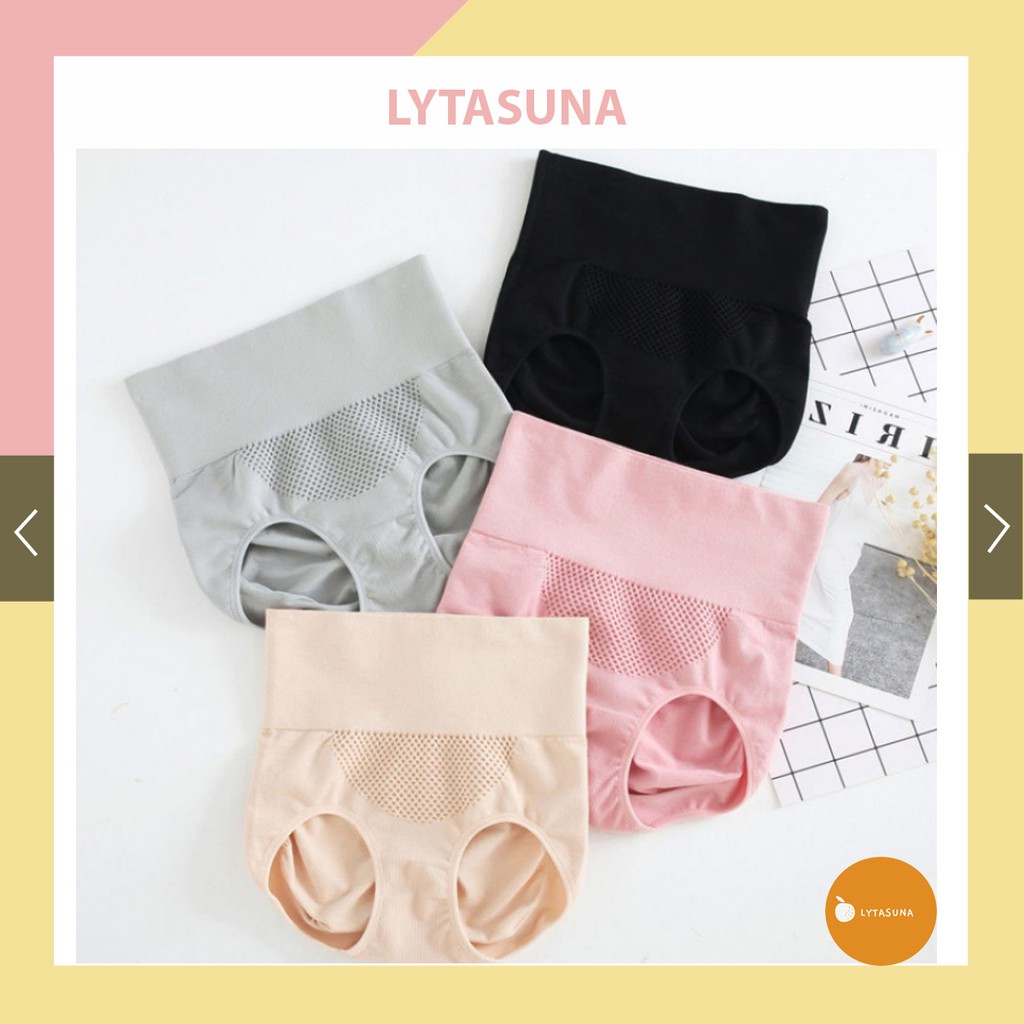  Quần lót y tế cotton cao cấp cạp cao gen bụng, nâng mông kháng khuẩn xuất Nhật