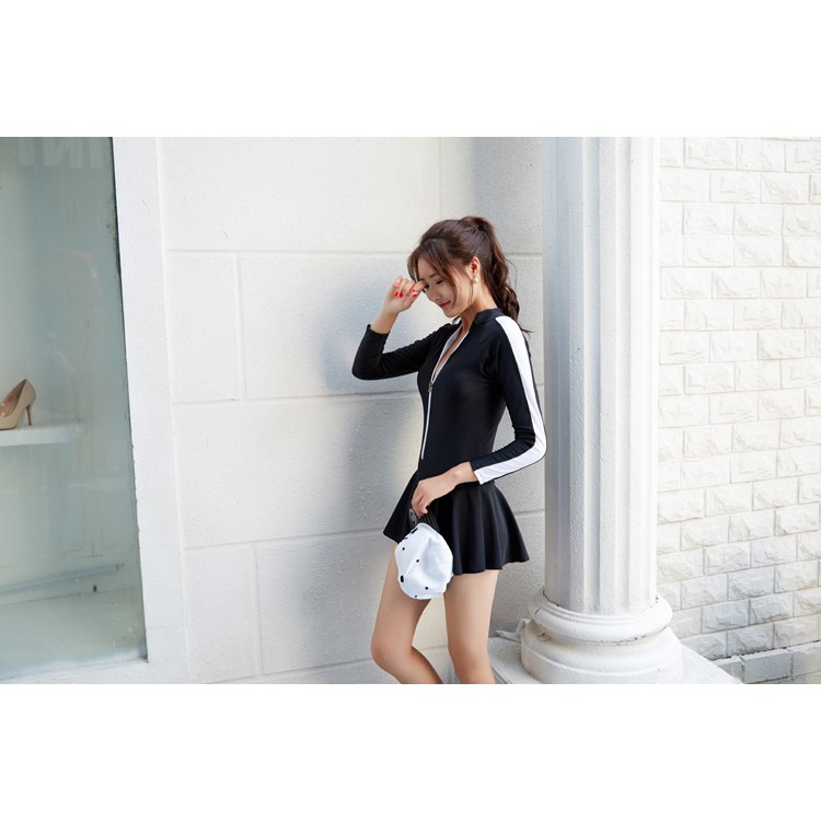 váy bơi liền phong cách thể thao- áo ngực rời-3 màu - CÓ SIZE LỚN | BigBuy360 - bigbuy360.vn