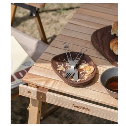 Bàn gỗ cuộn gấp gọn NatureHike NH19JJ087