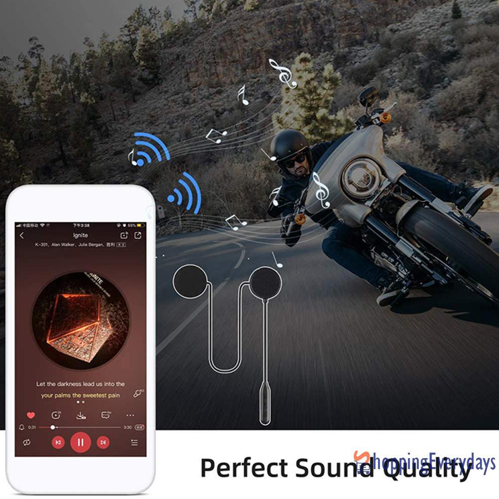 Tai Nghe Bluetooth Bt30 Không Dây Gắn Mũ Bảo Hiểm Chất Lượng Cao