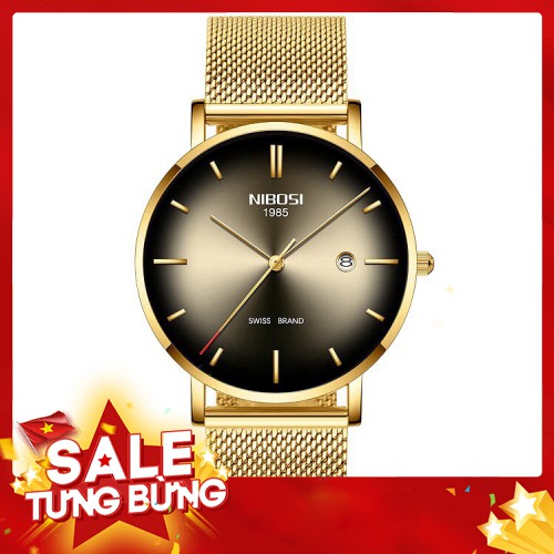 -Hàng nhập khẩu Đồng hồ nam NIBOSI chính hãng NI2362.06 Fullbox dây đeo hợp kim cao cấp không gỉ Liên hệ mua hàng 084.