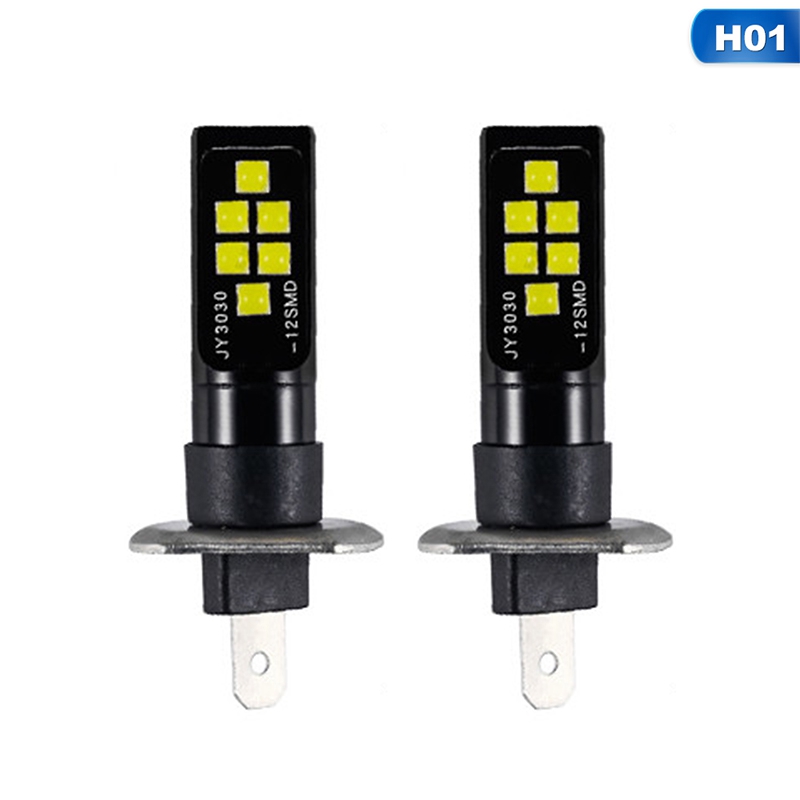 Set 2 Bóng Đèn Led H11 H1 H7 9005 Hb3 9006 Hb4 H9 H8 Ánh Sáng Trắng / Xanh Dương / Vàng Cho Xe Hơi