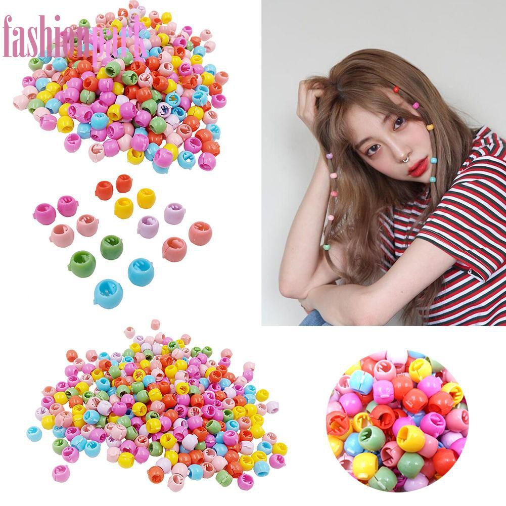 Set 50/100 kẹp tóc hạt đậu mini phong cách Hàn Quốc cho nữ