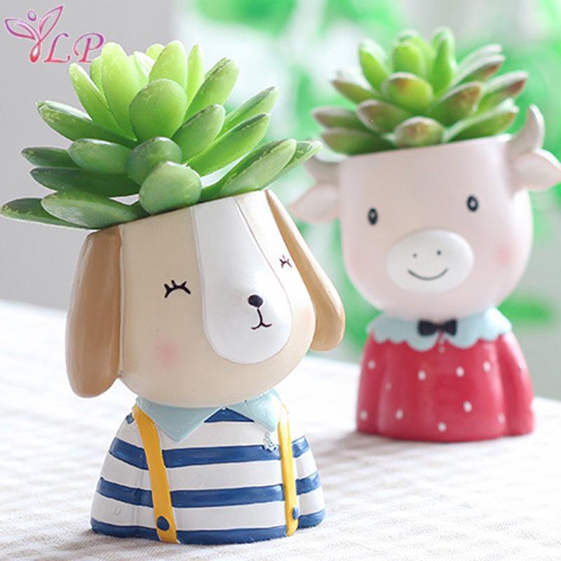 Chậu cây hình động vật dễ thương