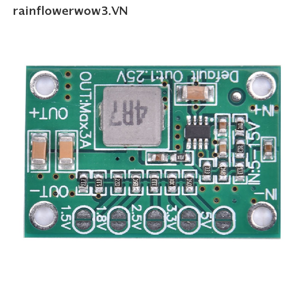 Bảng Mạch Hạ Áp DC 5~16v Sang 1.25v 1.5v 1.8v 2.5v 3.3v 5v 3A Chuyên Dụng