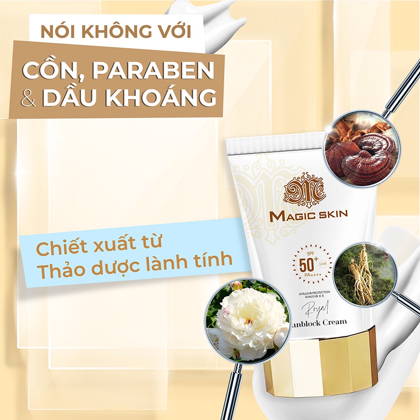 Kem chống nắng dược mỹ phẩm trắng da dưỡng ẩm dùng chống nắng cho da dầu mụn, da nhạy cảm và cả da khô cũng dùng được