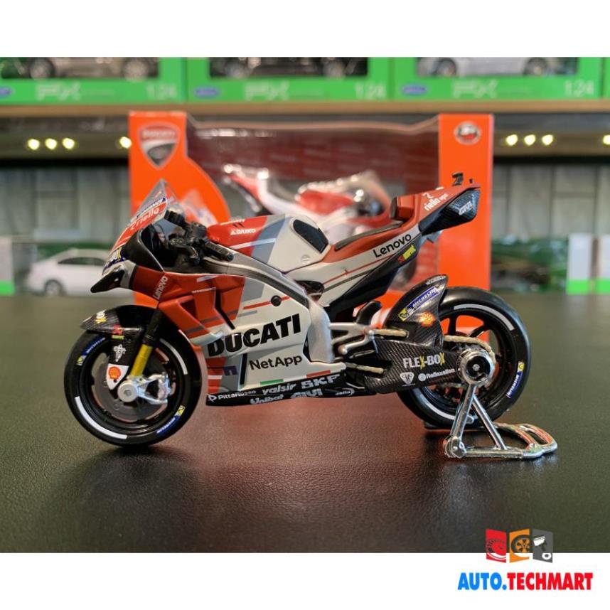 Mô hình mô tô siêu xe Ducati Desmosedici 2018 tỉ lệ 1:18 hãng Maisto