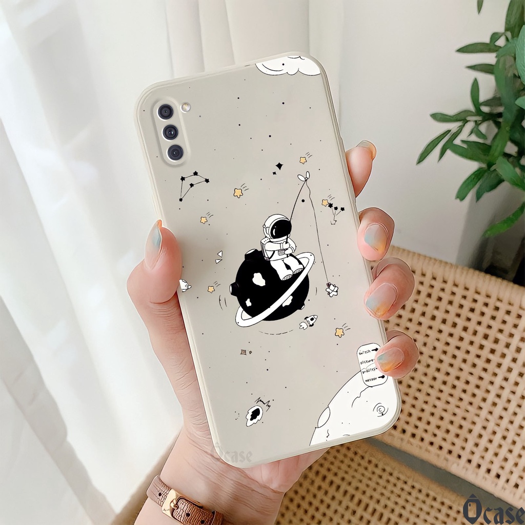 Ốp lưng Samsung A11 in hình Nasa  vũ trụ  cạnh viền vuông có bảo vệ camera